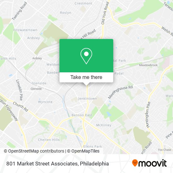 801 Market Street Associates map