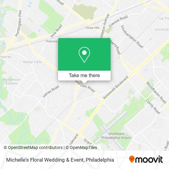 Mapa de Michelle's Floral Wedding & Event