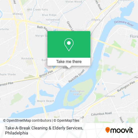 Take-A-Break Cleaning & Elderly Services map