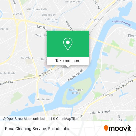 Mapa de Rosa Cleaning Service