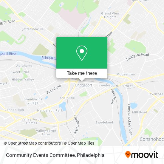Community Events Committee map