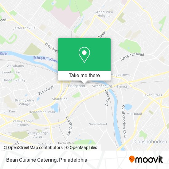 Mapa de Bean Cuisine Catering