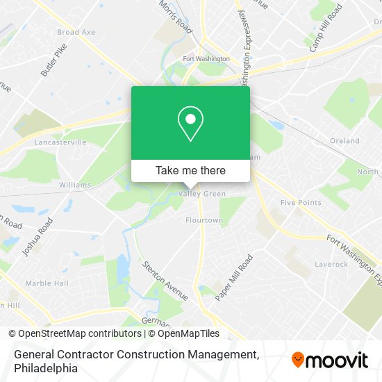 General Contractor Construction Management map