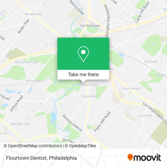 Mapa de Flourtown Dentist
