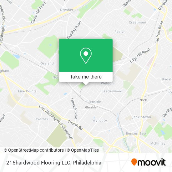 215hardwood Flooring LLC map