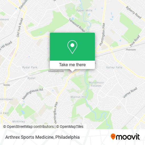 Mapa de Arthrex Sports Medicine