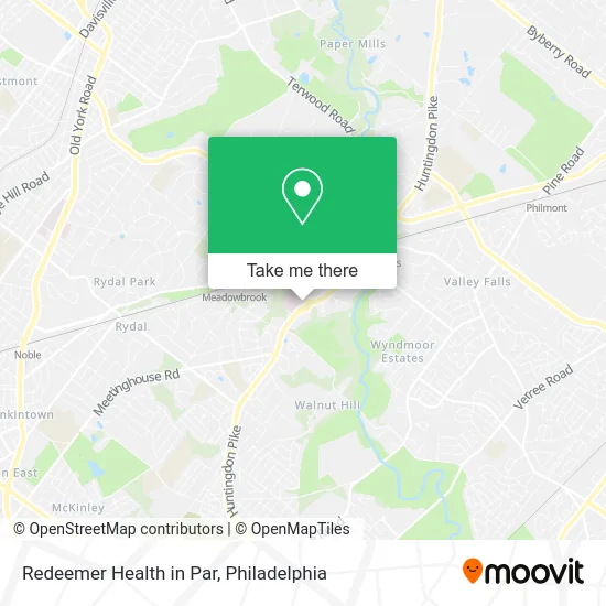 Redeemer Health in Par map