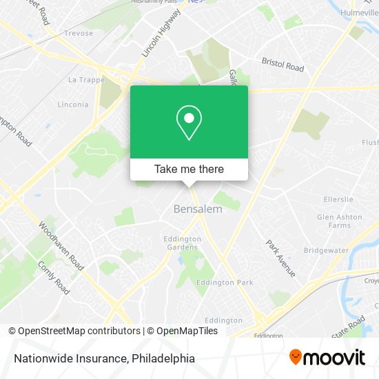 Nationwide Insurance map