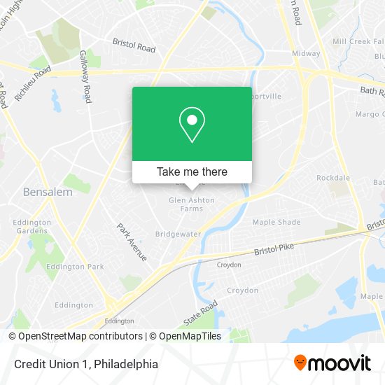 Credit Union 1 map