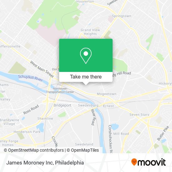 James Moroney Inc map