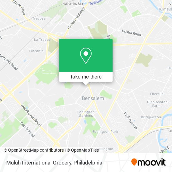 Muluh International Grocery map