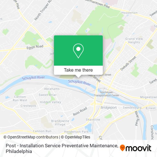 Mapa de Post - Installation Service Preventative Maintenance