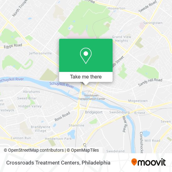 Crossroads Treatment Centers map