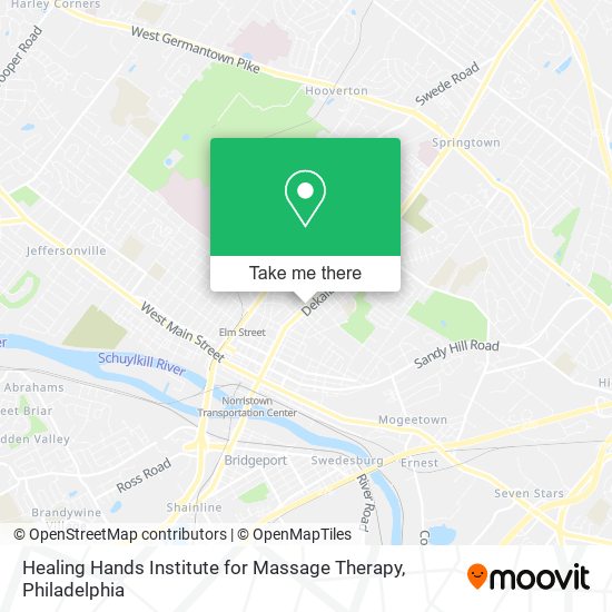 Mapa de Healing Hands Institute for Massage Therapy