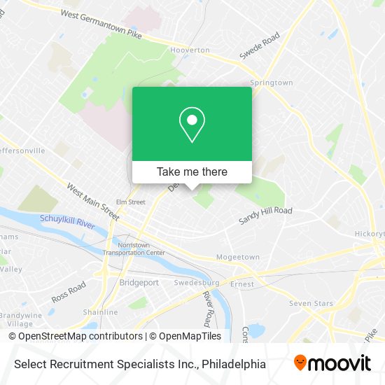 Mapa de Select Recruitment Specialists Inc.