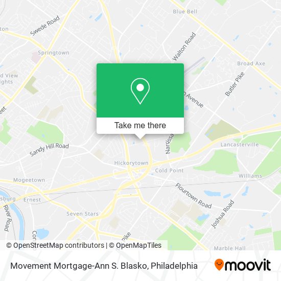 Movement Mortgage-Ann S. Blasko map