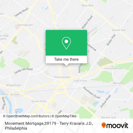 Mapa de Movement Mortgage,39179 - Terry Kravaris J.D.