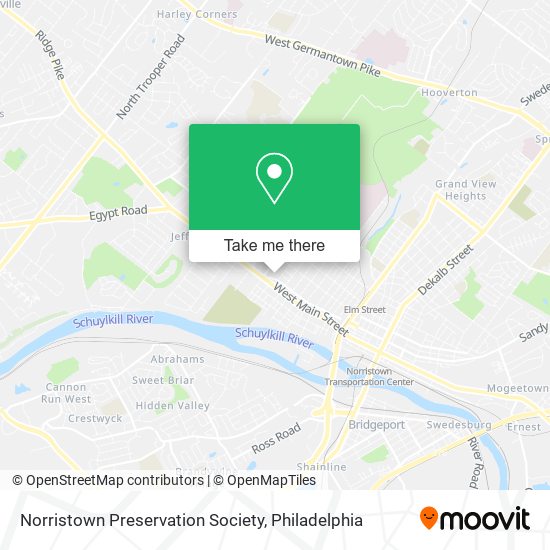 Norristown Preservation Society map