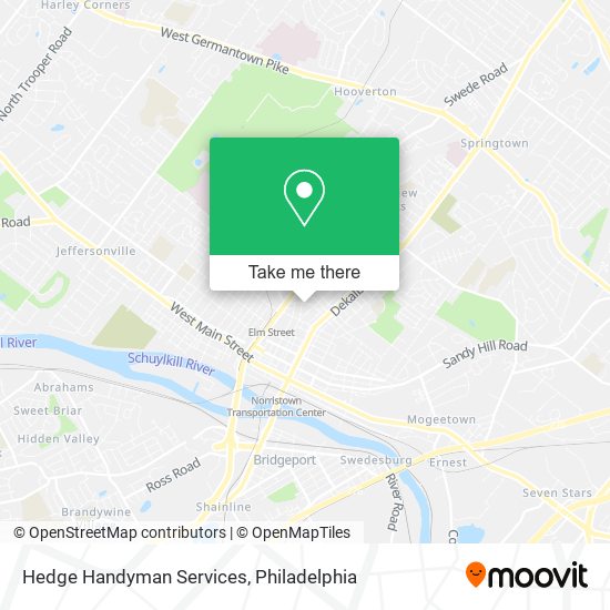 Mapa de Hedge Handyman Services