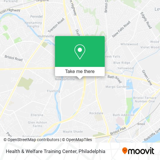 Mapa de Health & Welfare Training Center