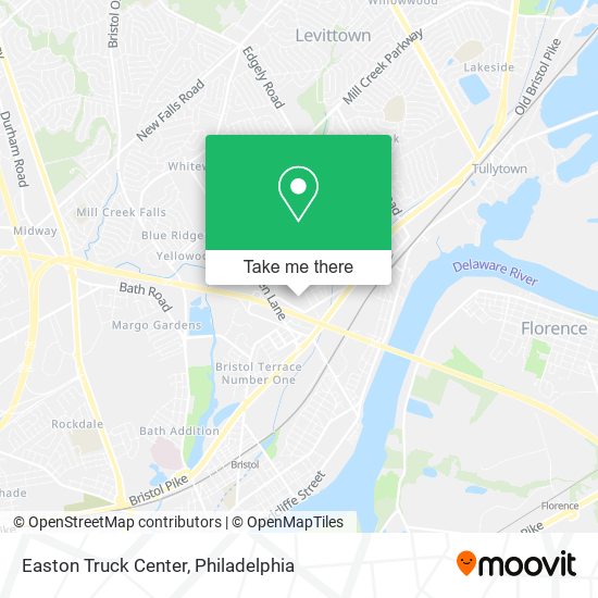 Easton Truck Center map