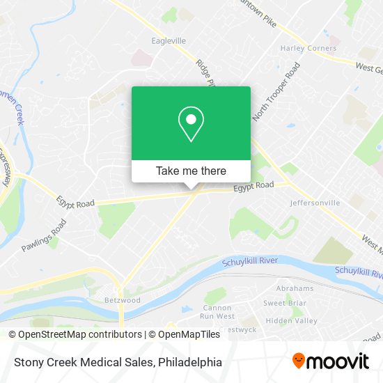 Stony Creek Medical Sales map