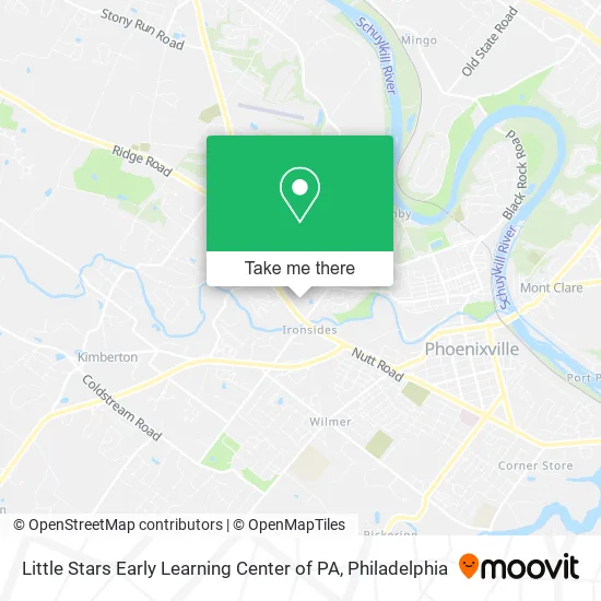Little Stars Early Learning Center of PA map