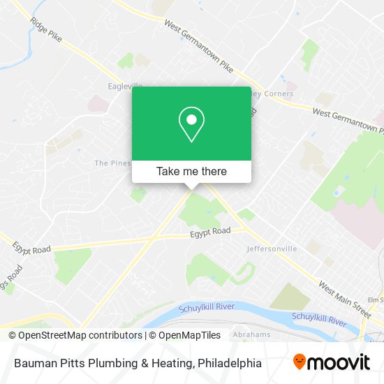 Bauman Pitts Plumbing & Heating map