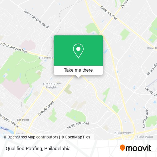 Qualified Roofing map