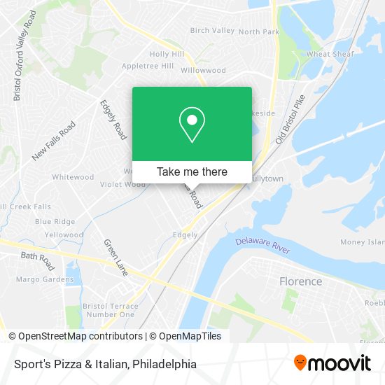 Sport's Pizza & Italian map