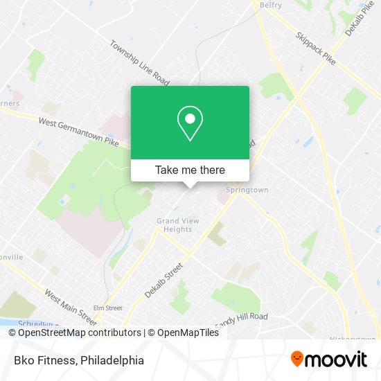 Bko Fitness map