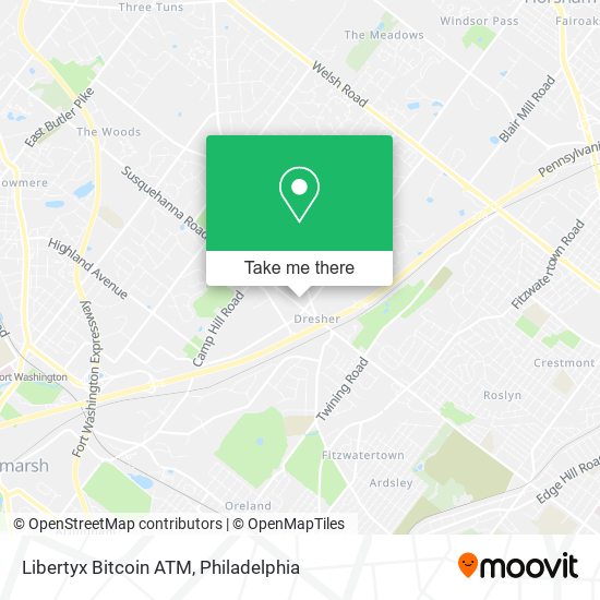 Libertyx Bitcoin ATM map