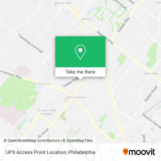 Mapa de UPS Access Point Location