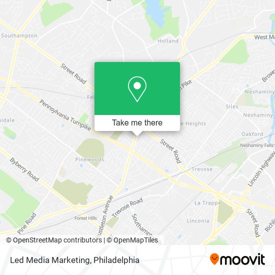 Led Media Marketing map