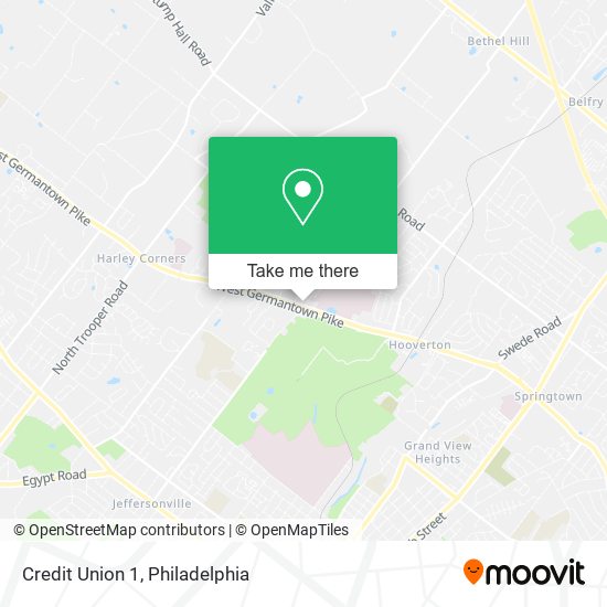 Credit Union 1 map