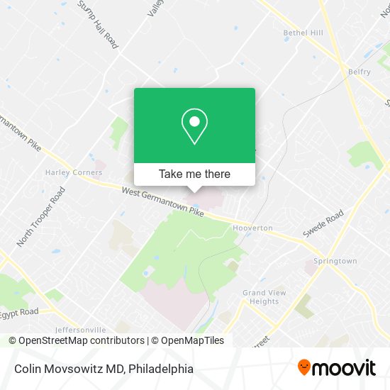 Colin Movsowitz MD map