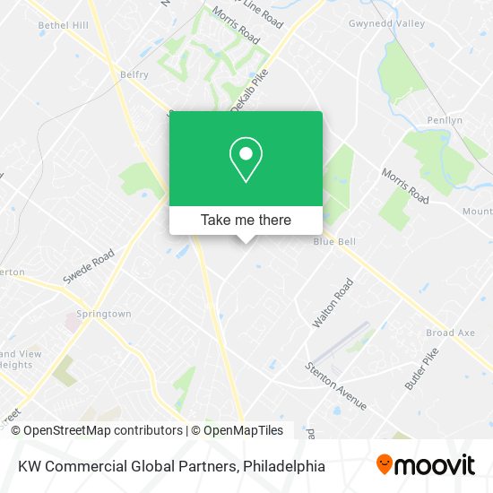 KW Commercial Global Partners map