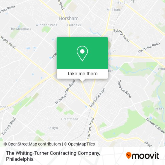 Mapa de The Whiting-Turner Contracting Company