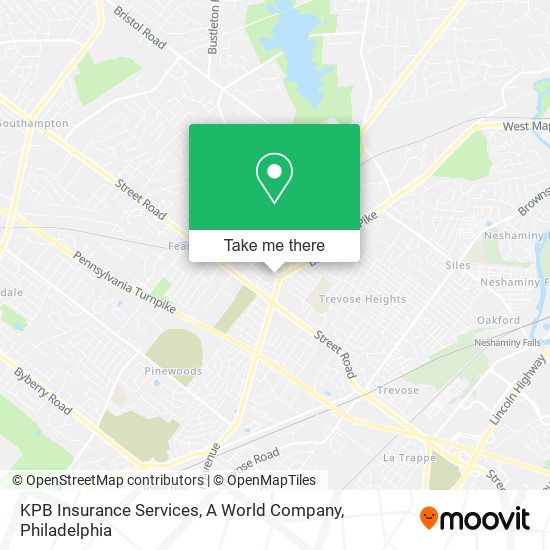 KPB Insurance Services, A World Company map