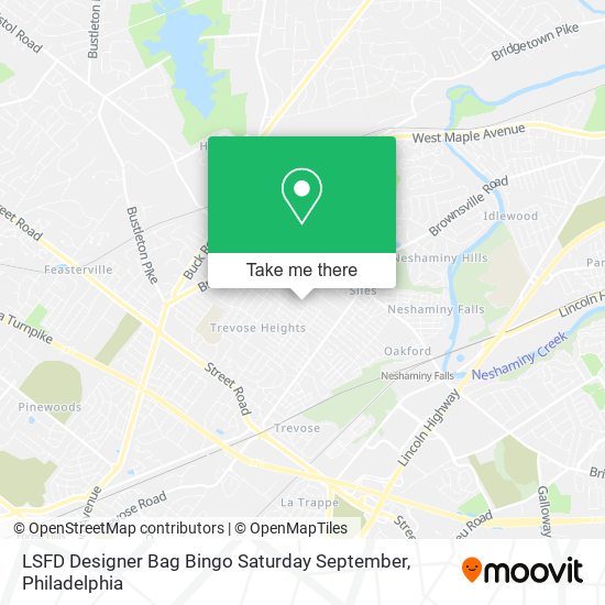 LSFD Designer Bag Bingo Saturday September map