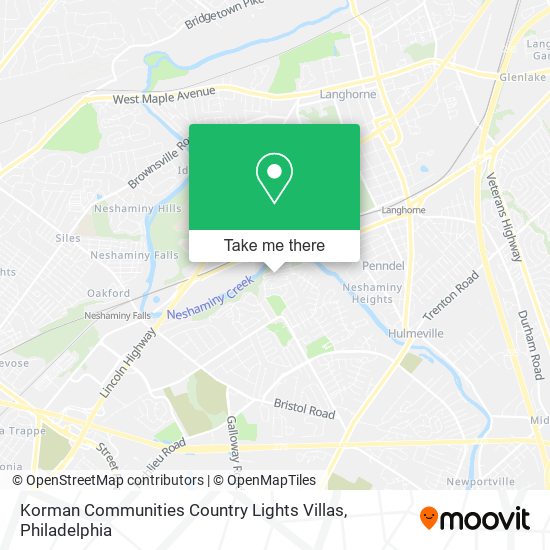 Korman Communities Country Lights Villas map