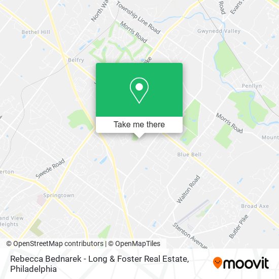 Mapa de Rebecca Bednarek - Long & Foster Real Estate