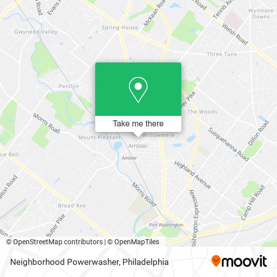 Mapa de Neighborhood Powerwasher