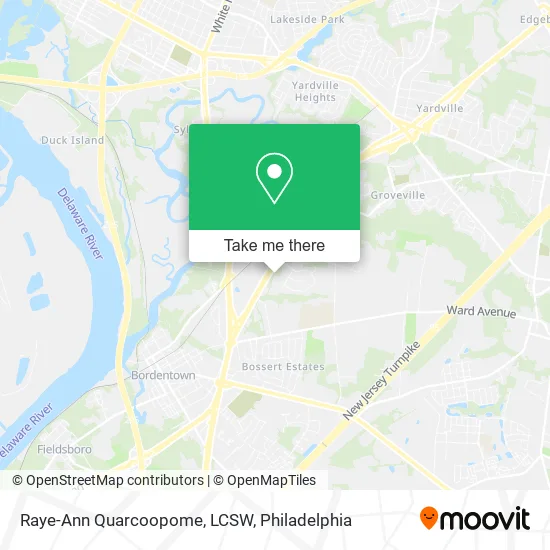 Raye-Ann Quarcoopome, LCSW map