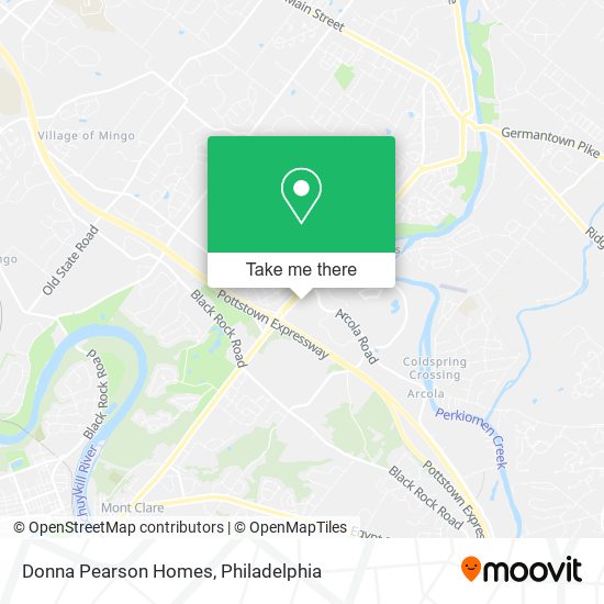 Donna Pearson Homes map