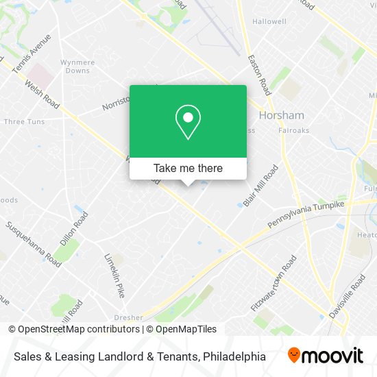 Sales & Leasing Landlord & Tenants map