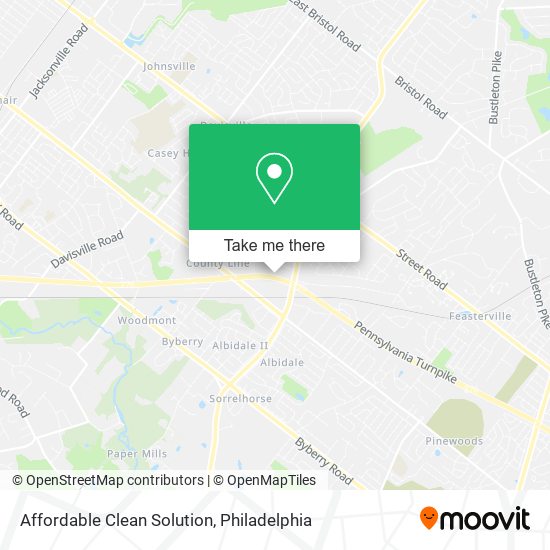 Affordable Clean Solution map