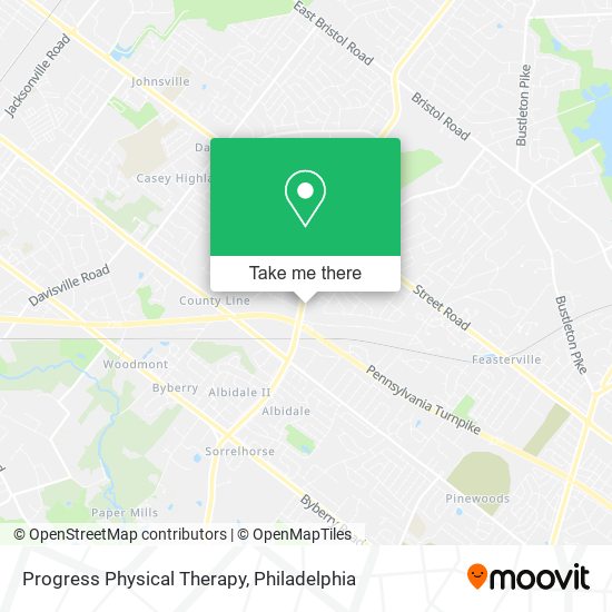 Mapa de Progress Physical Therapy