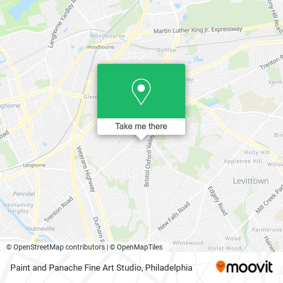Mapa de Paint and Panache Fine Art Studio
