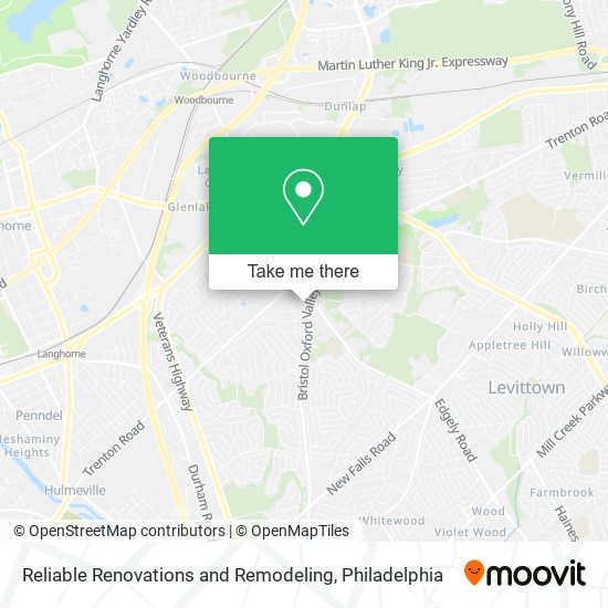 Mapa de Reliable Renovations and Remodeling